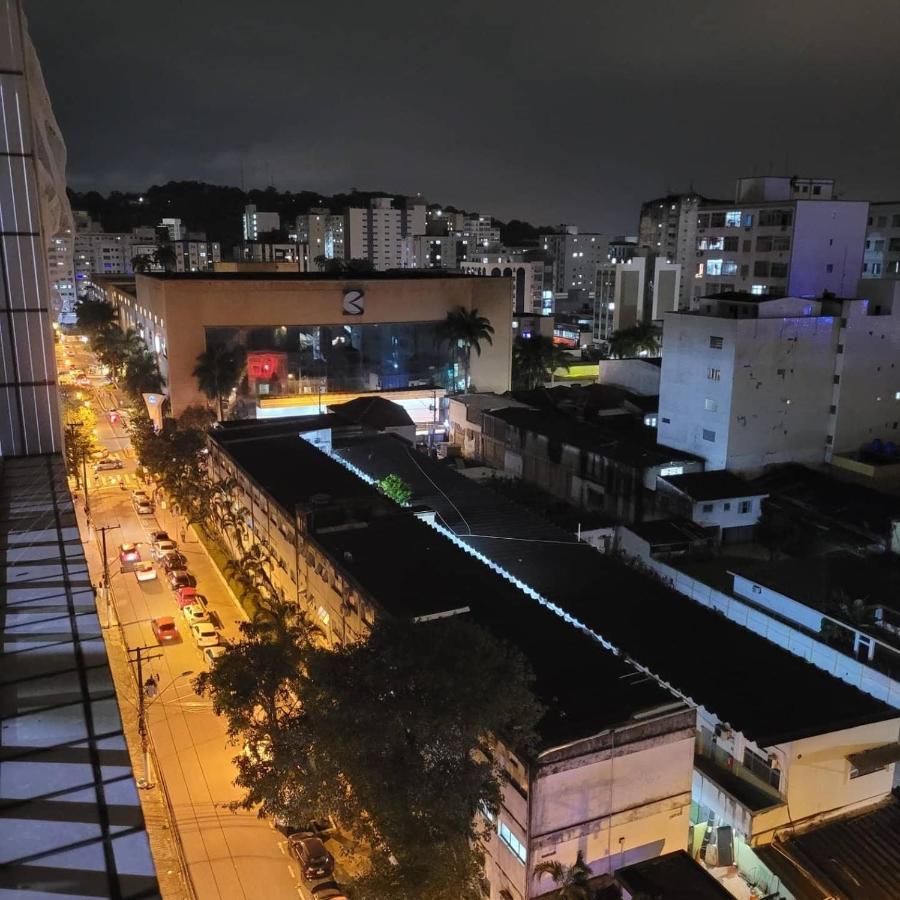 Flat Completo Novo A 350M Da Praia Com Piscina São Vicente Exterior foto